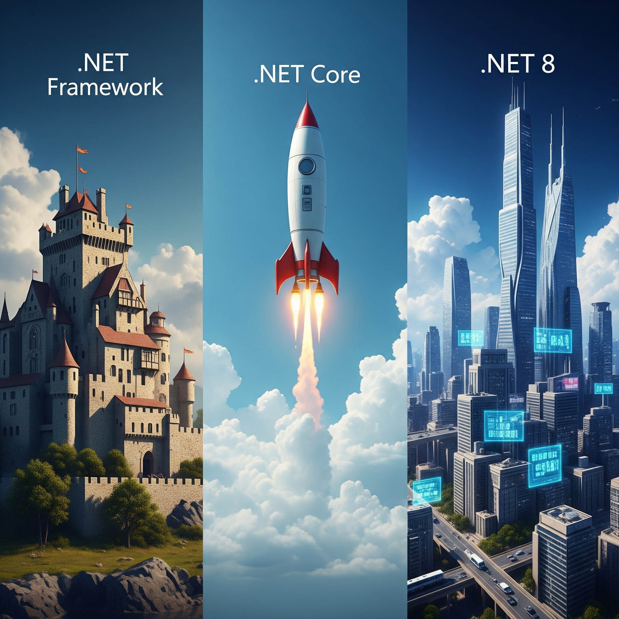 Mengenal Ekosistem .NET: Apa itu .NET Framework, .NET Core, dan .NET 8?