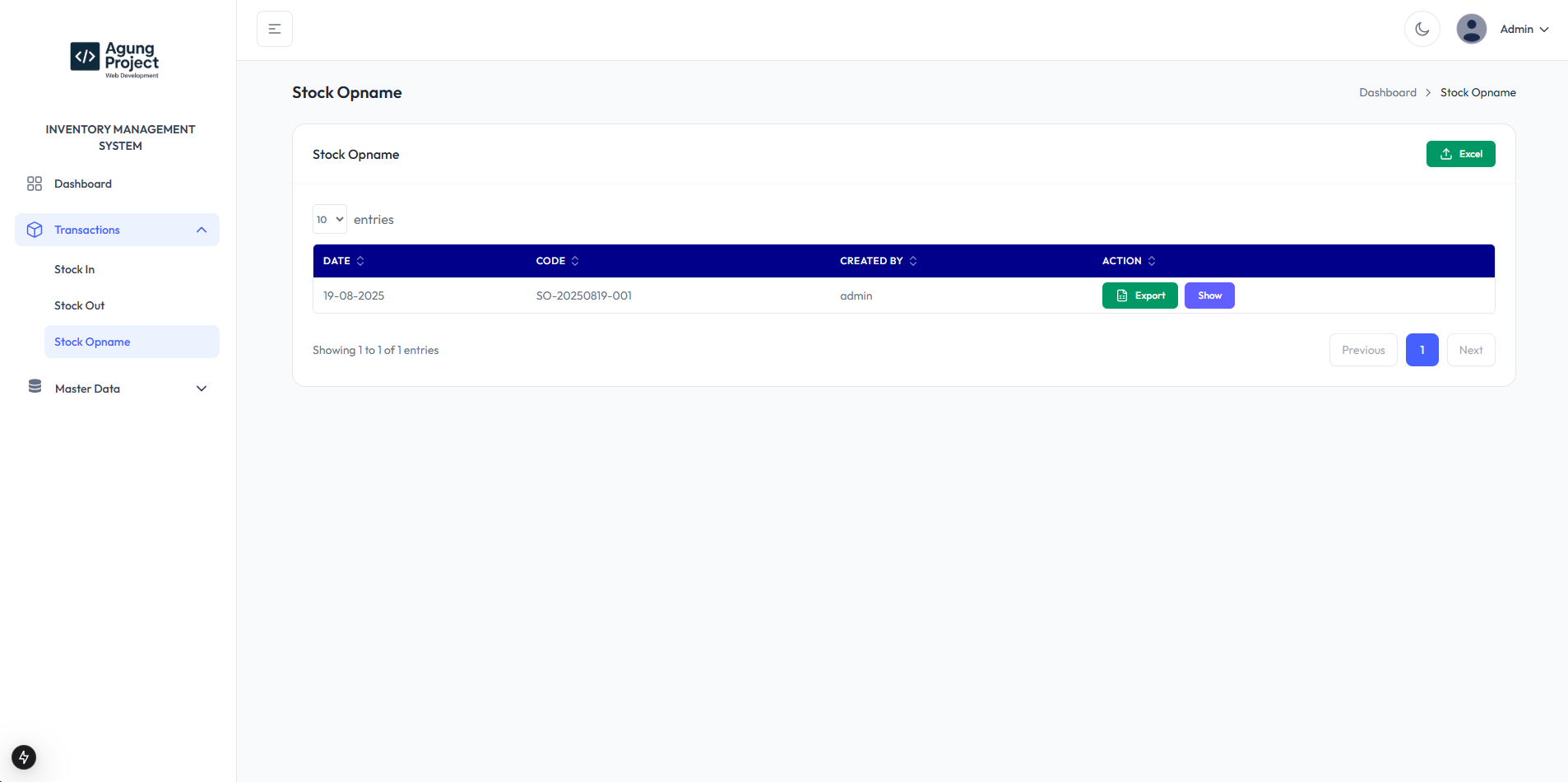 Inventory Management System - Web