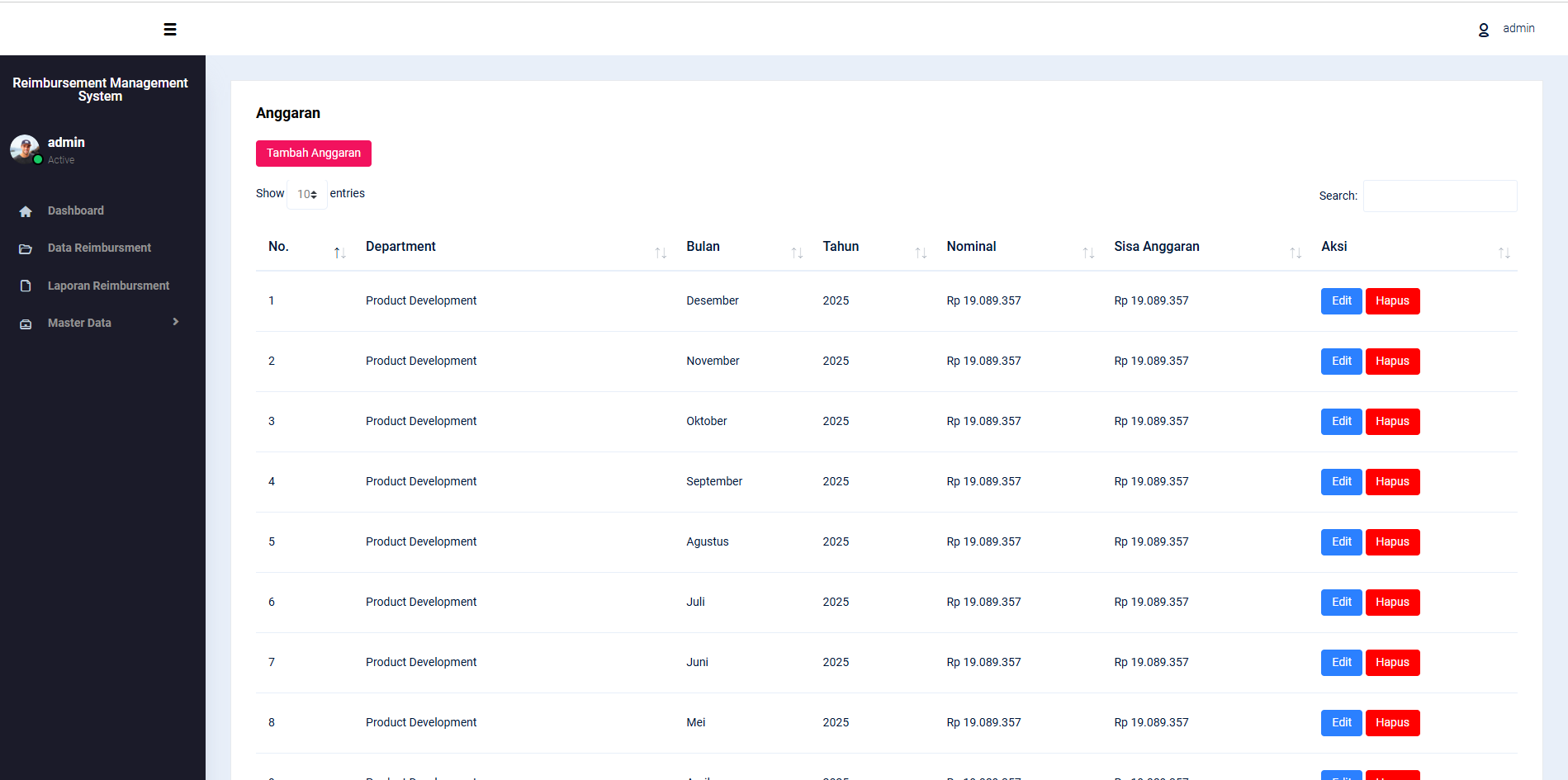 Reimbursement Management System (RMS)