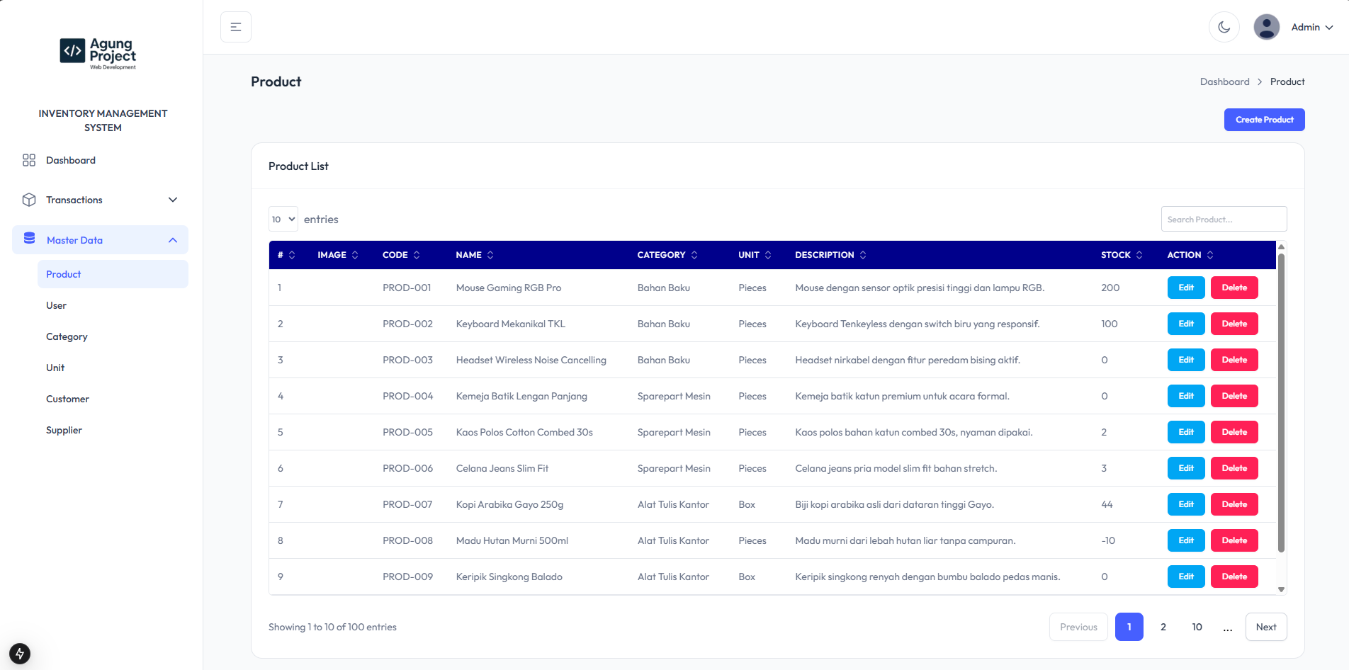 Inventory Management System - Web