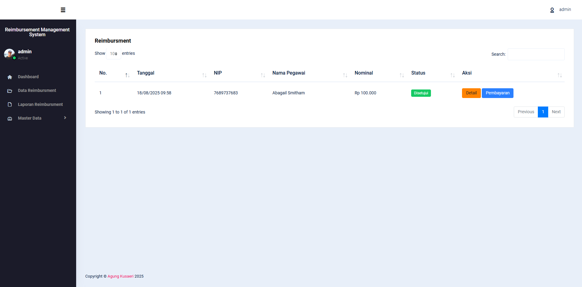 Reimbursement Management System (RMS)