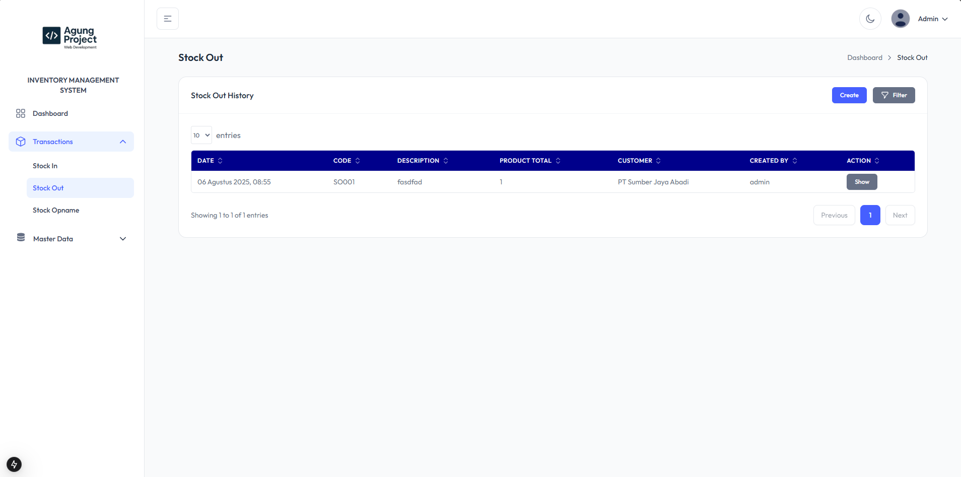 Inventory Management System - Web